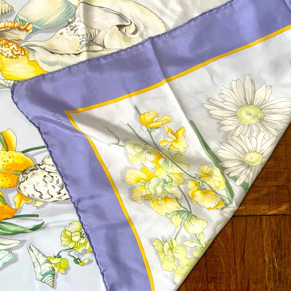 Valentino Vintage Silk Scarf - Picture 2 of 8